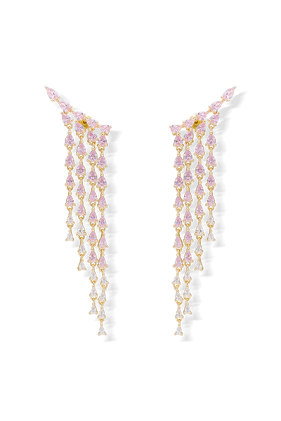 Layering Earrings - Pink