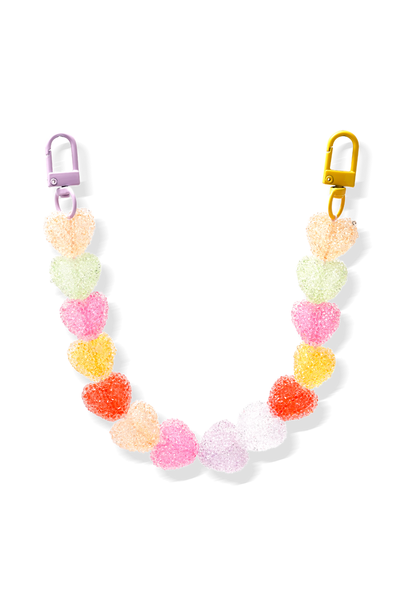 Jelly Heart Bag Chain